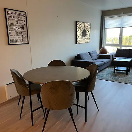 Arctic Aurora In Center Of